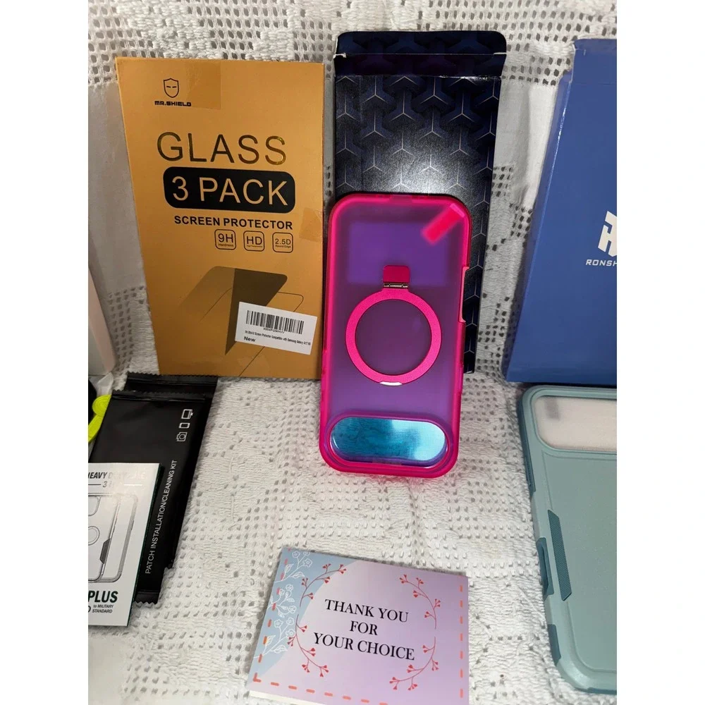 Samsung Galaxy A17 5G Case Bundle 3 Covers and Mr Shield 3-Pack Screen Protector
